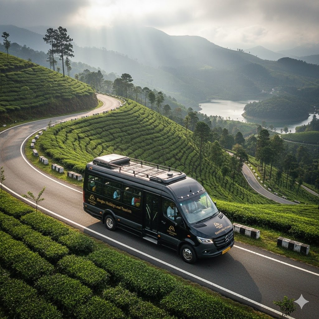 Theni, Suruli & Thekkady Grand Tour (3 Nights / 4 Days) – 53  Seater Bus Edition