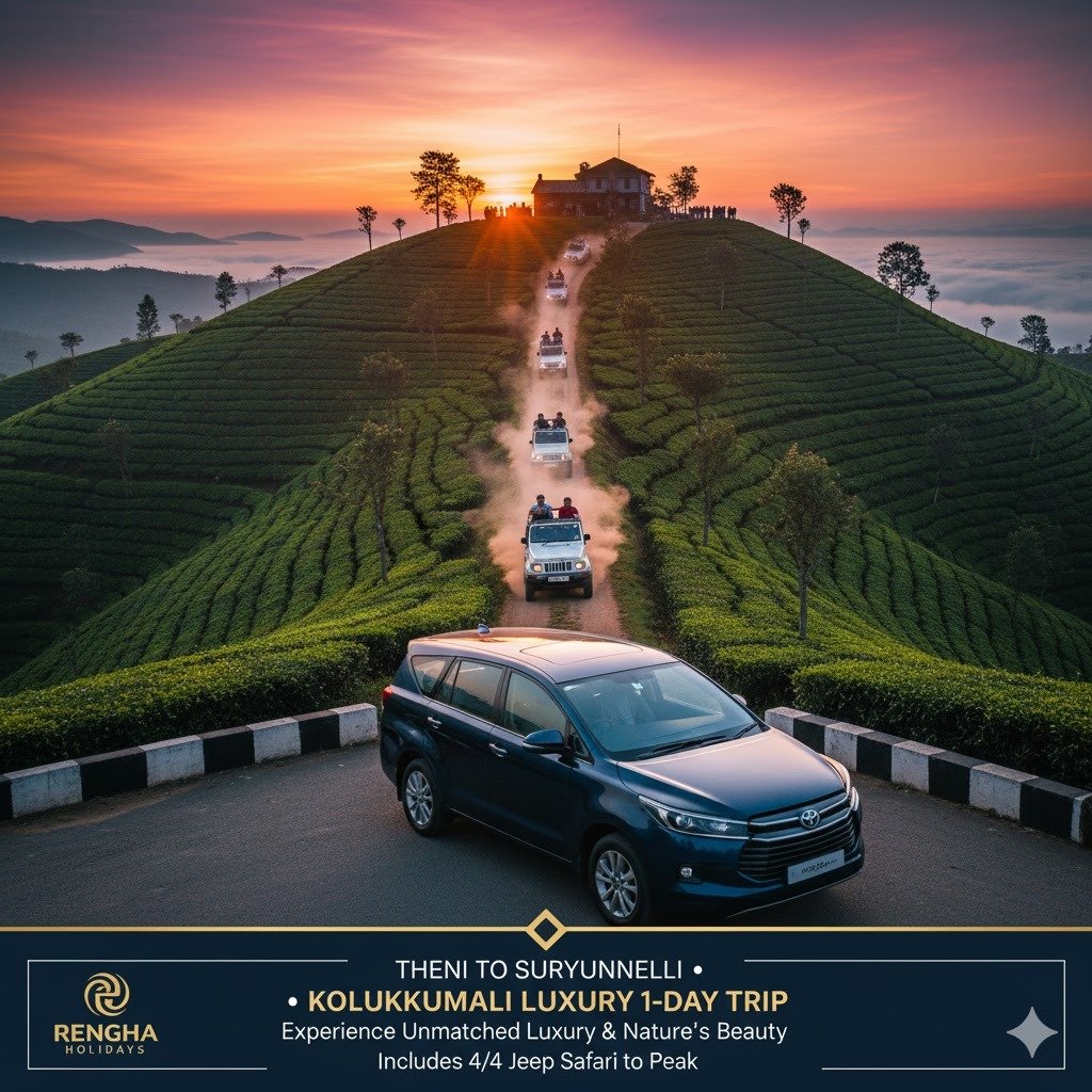 Rengha Holidays: 1-Day Luxury Tea Country Escape to Suryanelli