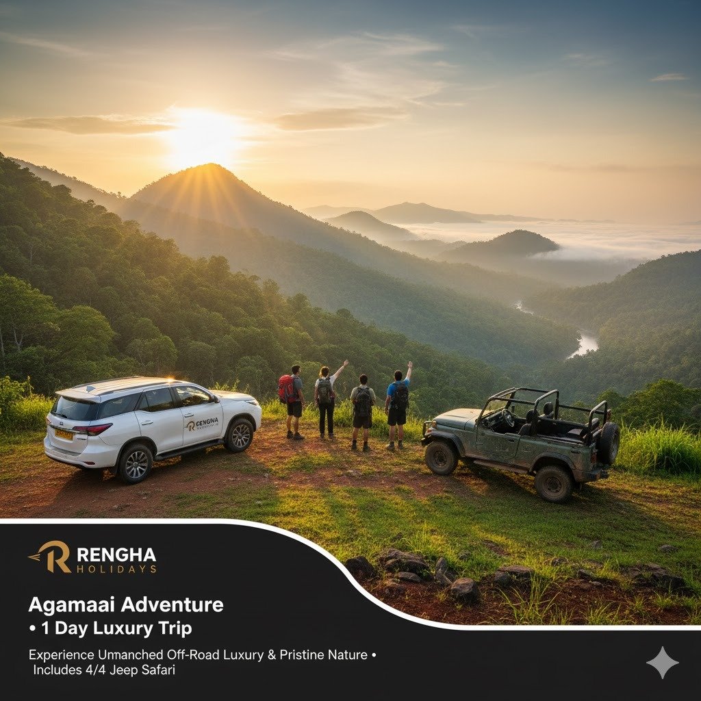 Rengha Holidays: 1-Day Luxury Adventure to Agamalai Hills