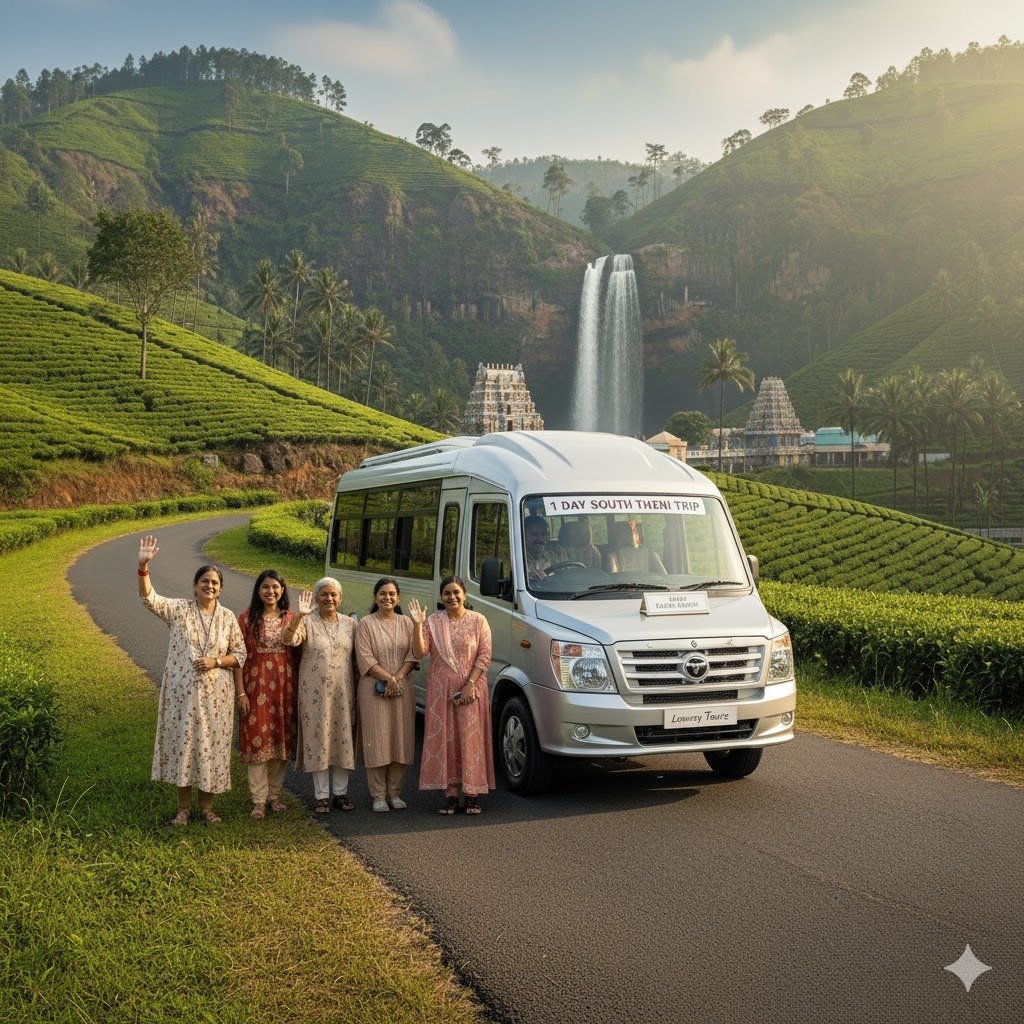 Rengha Holidays: 1-Day Luxury South Theni Trip (10+1 Caravan)