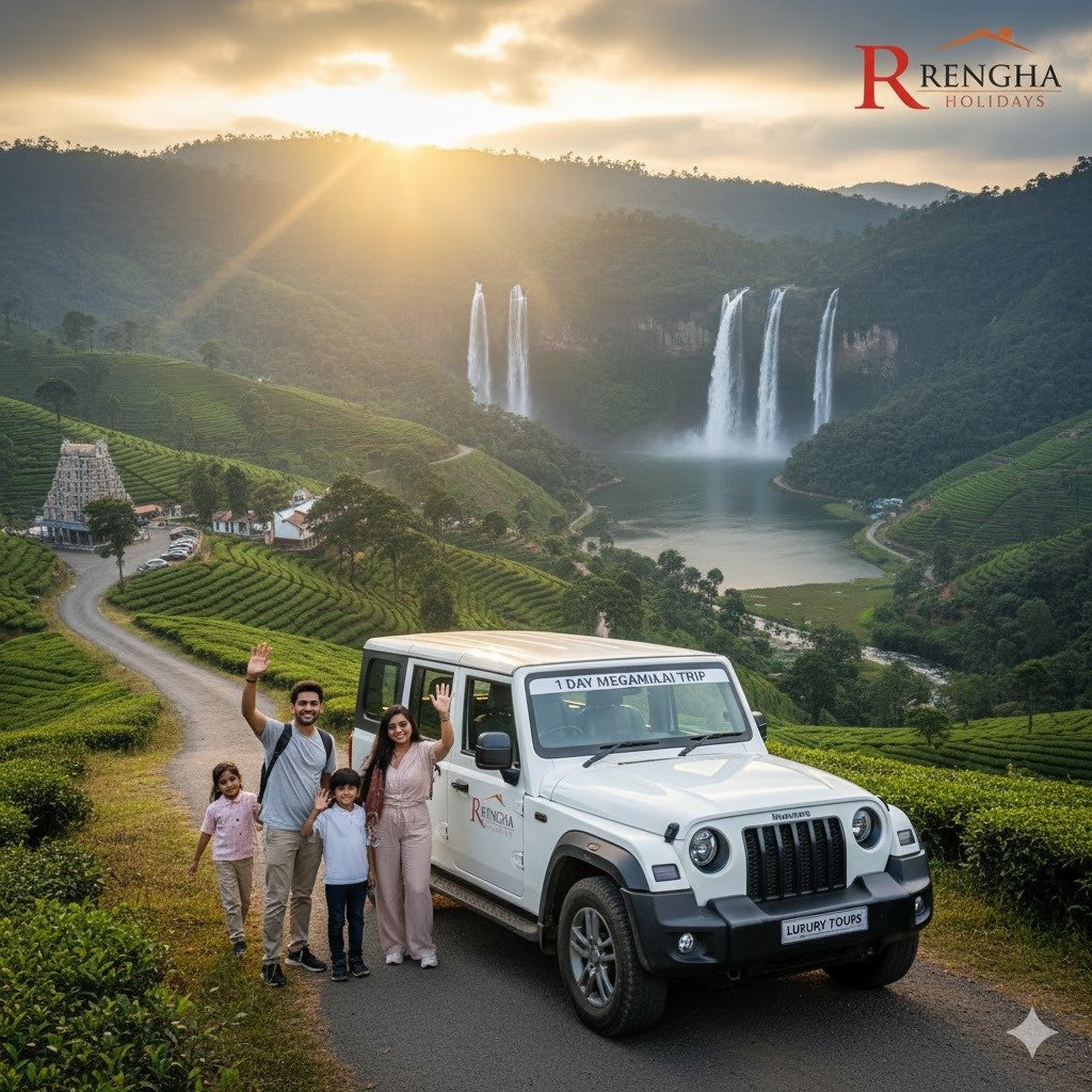  Rengha Holidays: 1-Day Luxury Trip to Megamalai (High Wavy Mountains)