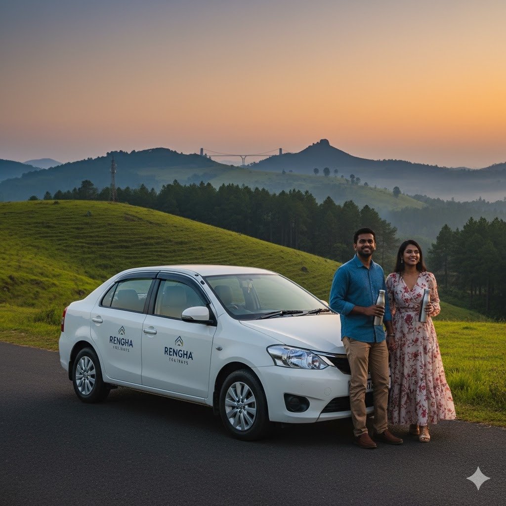  Rengha Holidays 1-Day Vagamon Luxury Trip Itinerary (Sedan Service)