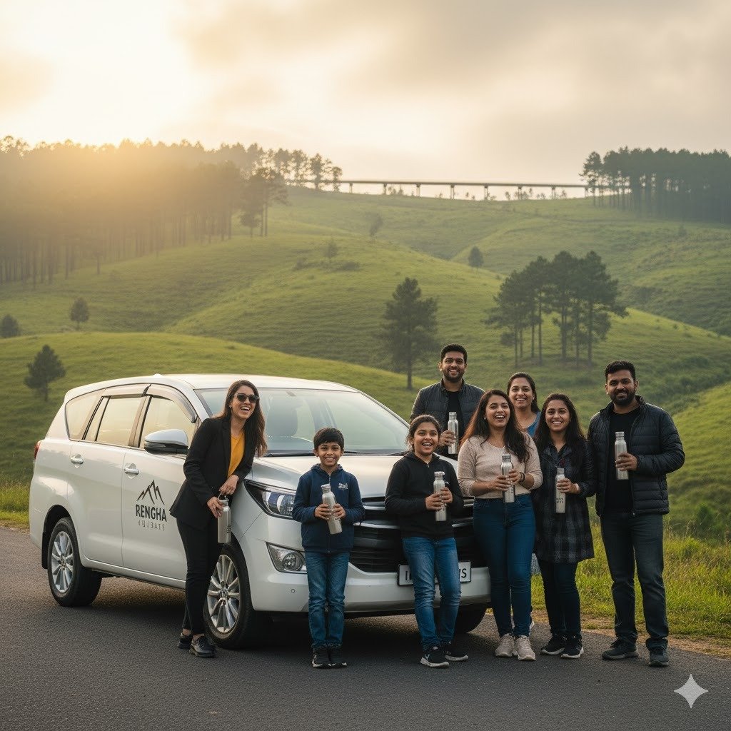 Luxury Vehicle: Toyota Innova Crysta (7+1 Seater, Premium AC MPV)