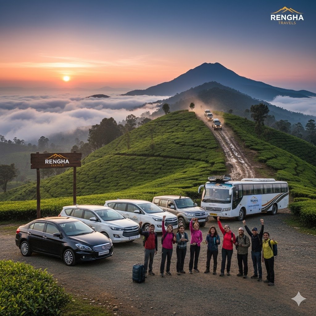 1-Day Luxury Kolukkumalai Sunrise Trek & Tea Estate Tour