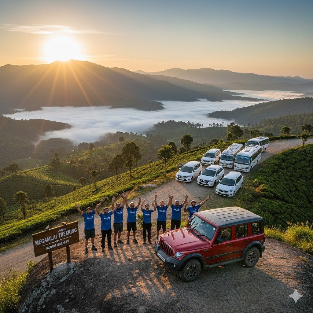 1-Day Luxury Megamalai Hills & Trekking Experience