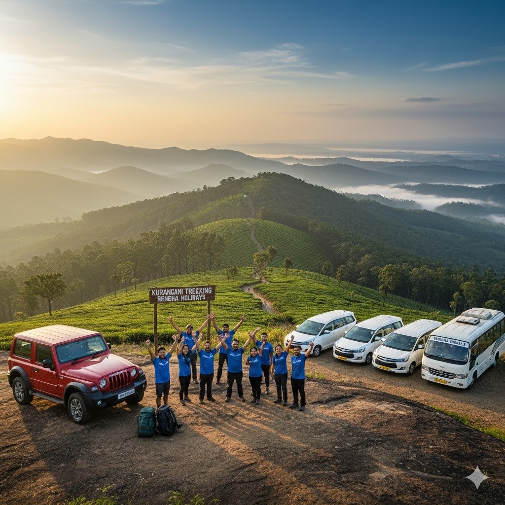 1-Day Luxury Kurangani Hills & Trekking Experience