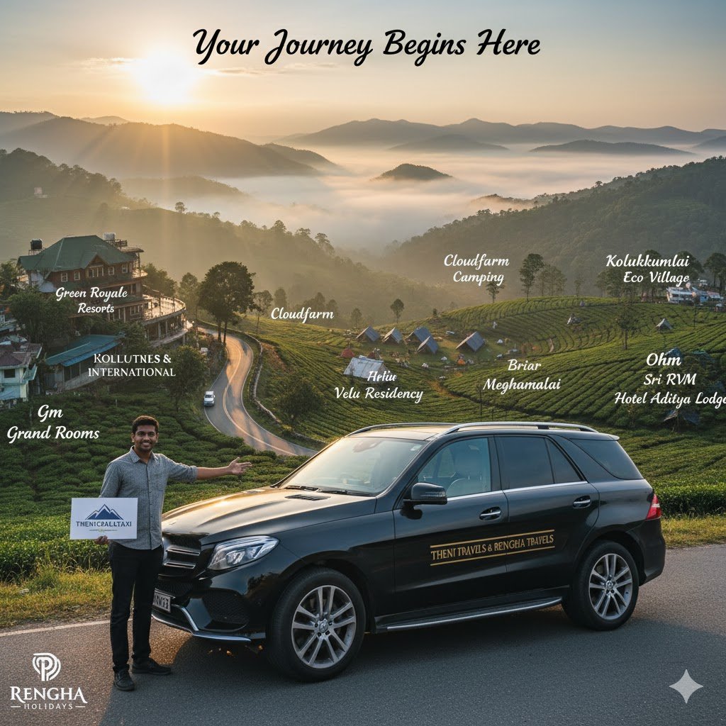 Escape to the Western Ghats: Discover Theni with ABM Hotel & Theni Tourism